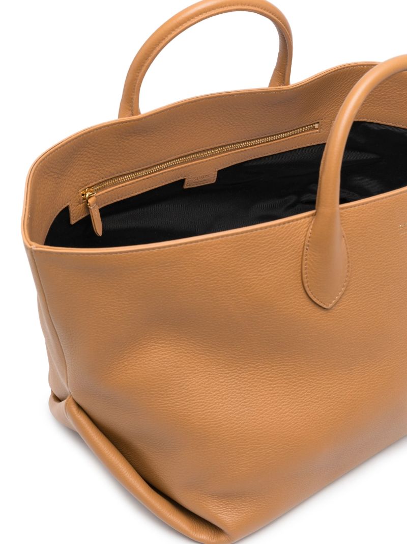 Brown the Medium Amelia Leather Tote Bag