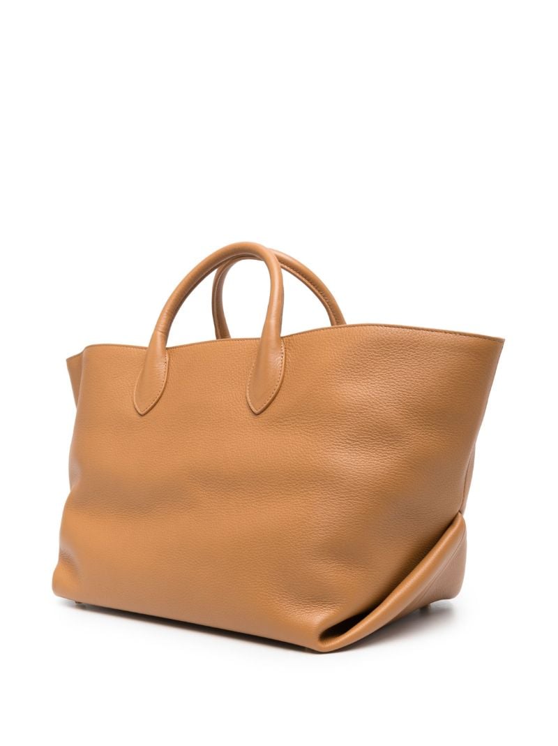 Brown the Medium Amelia Leather Tote Bag
