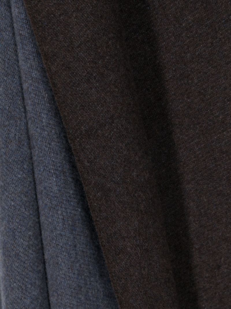 Brown Logo-jacquard Wool Scarf