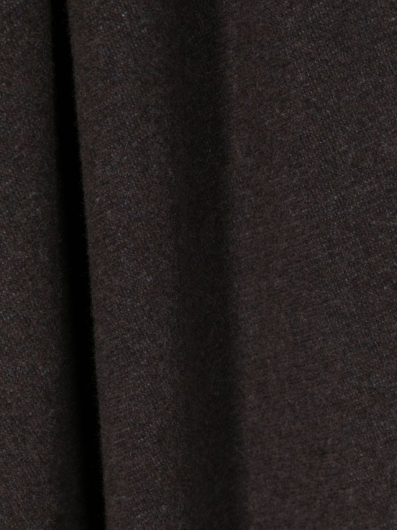 Brown Logo-jacquard Wool Scarf
