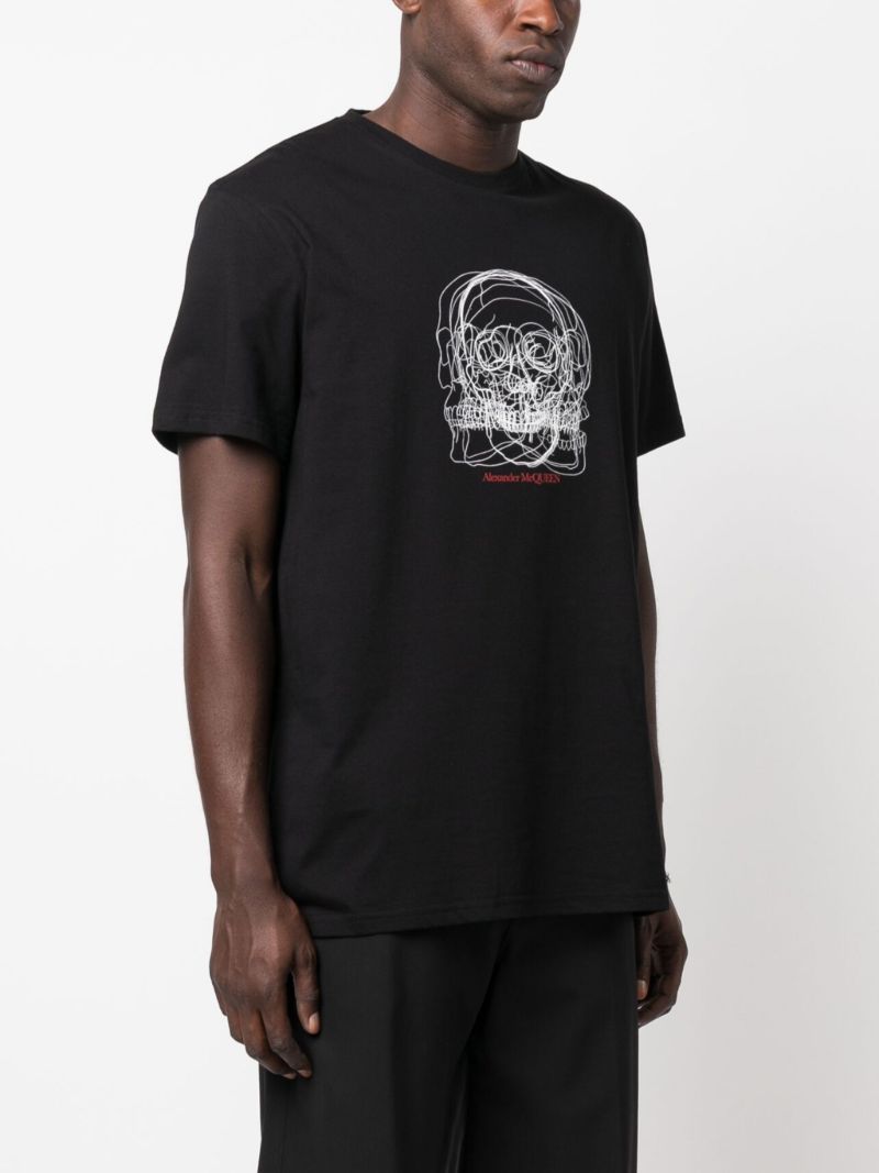 Black Graphic Print T-shirt