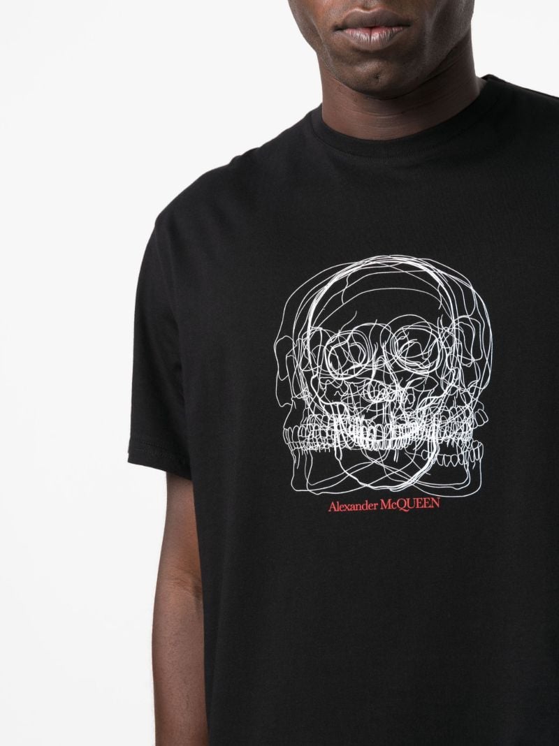 Black Graphic Print T-shirt