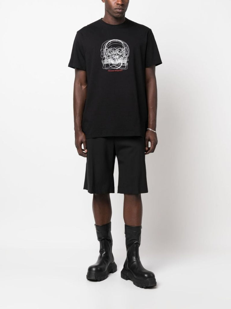 Black Graphic Print T-shirt