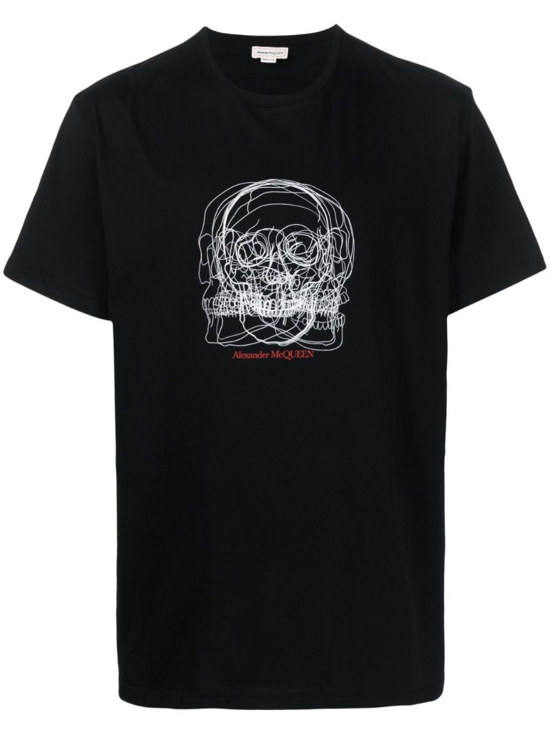Black Graphic Print T-shirt
