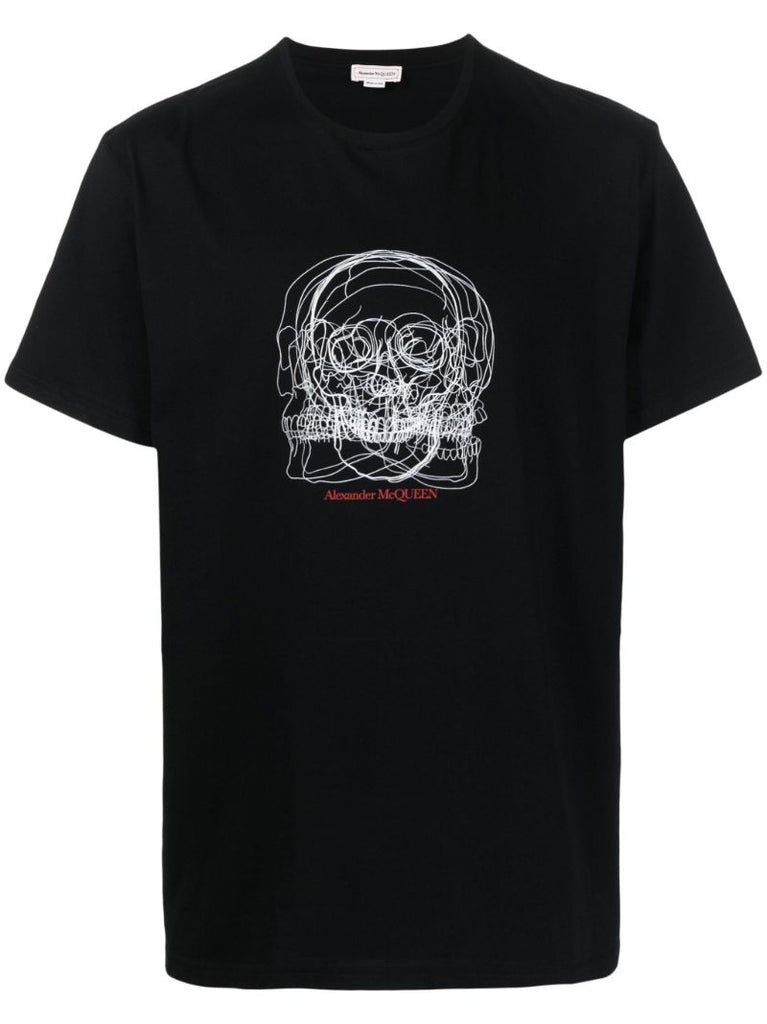 Black Graphic Print T-shirt