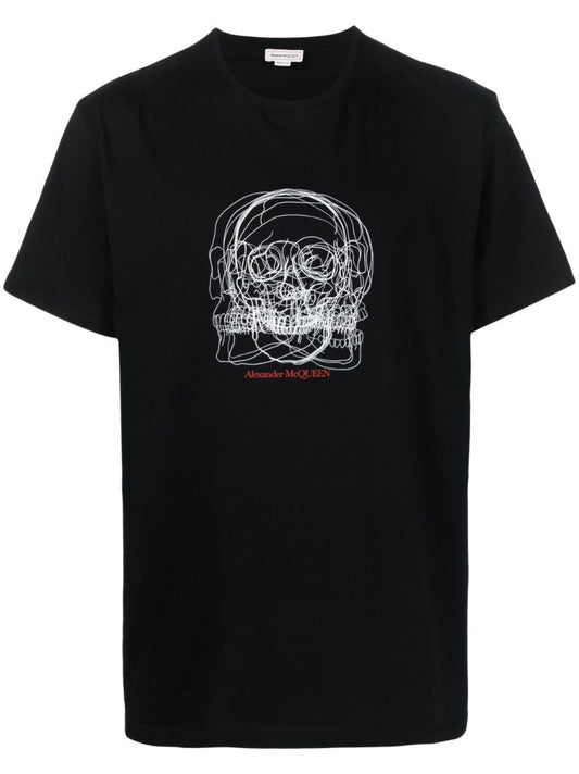 Black Graphic Print T-shirt