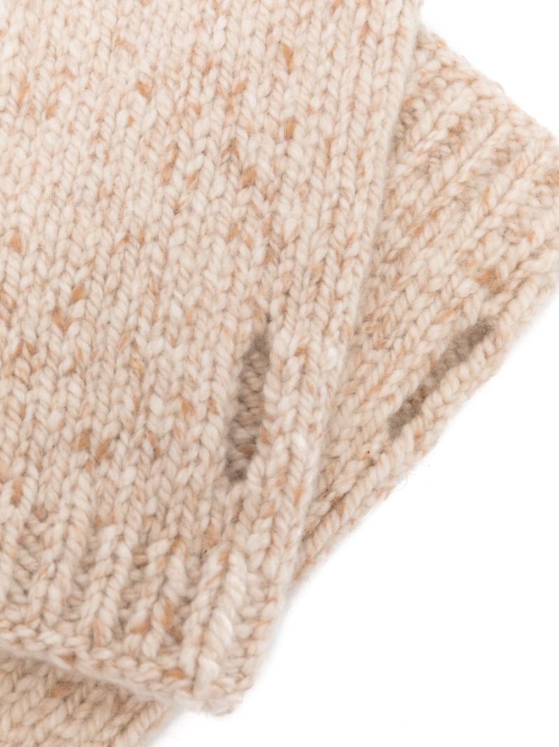 Neutral Cashmere Wrist Warmers