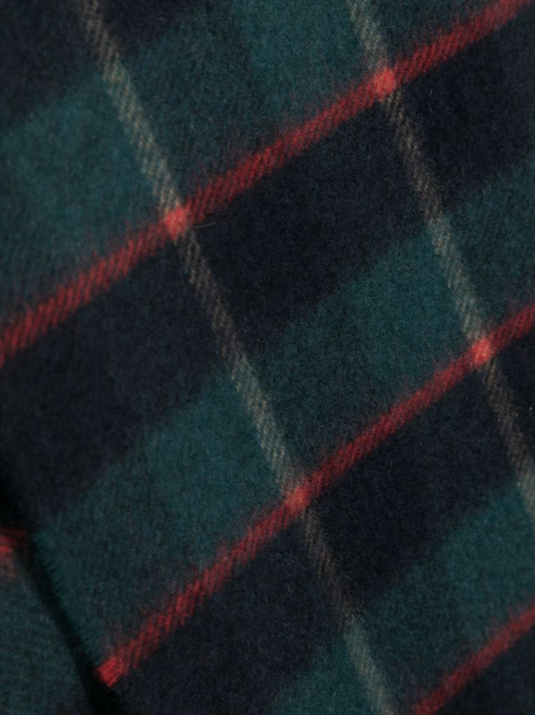 Blue Tartan Cashmere Scarf