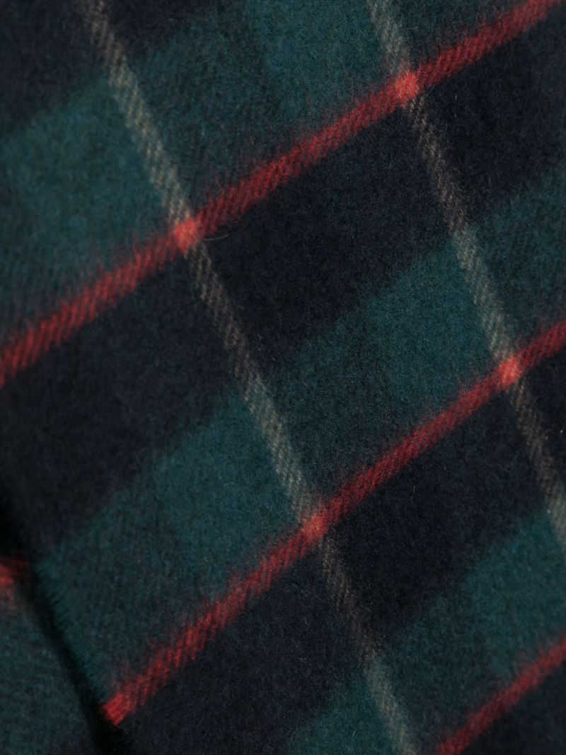 Blue Tartan Cashmere Scarf