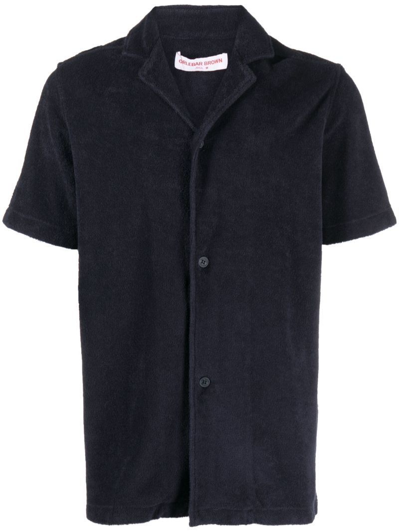 Blue Sebastian Terry Cloth Polo Shirt
