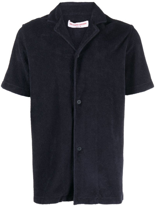 Blue Sebastian Terry Cloth Polo Shirt