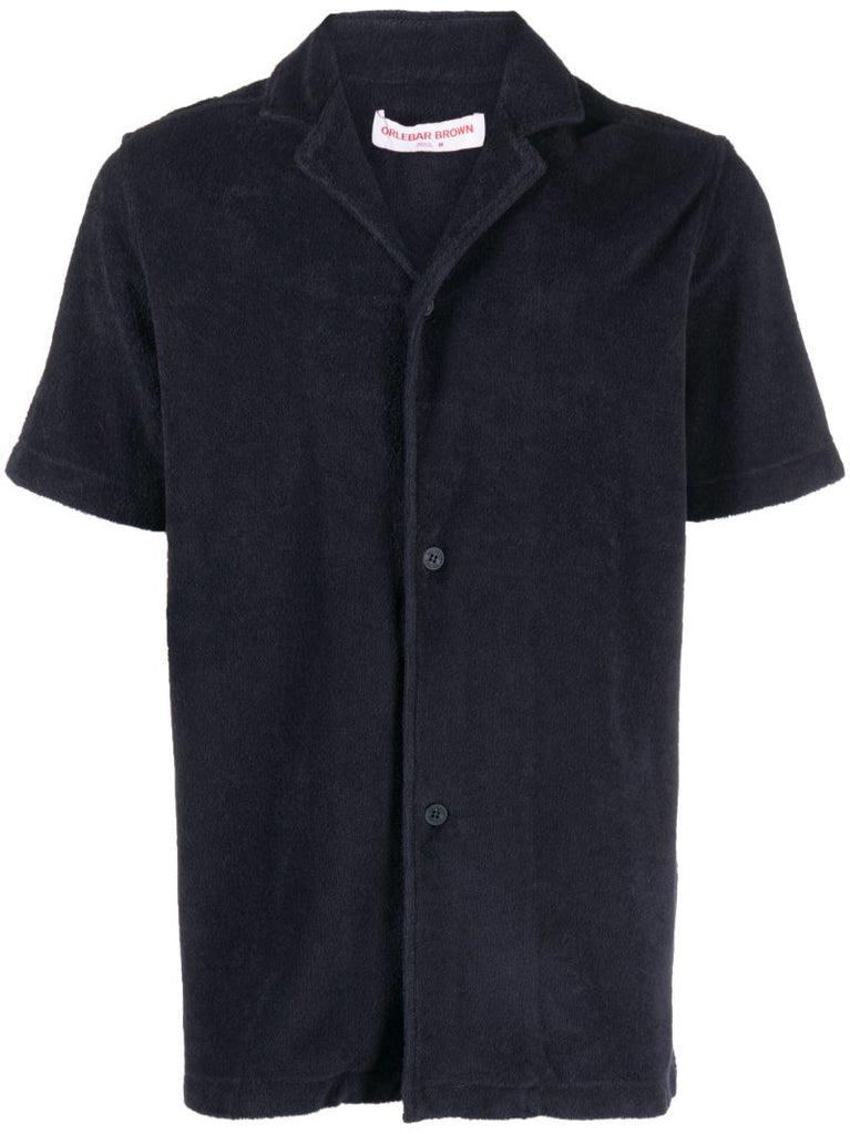 Blue Sebastian Terry Cloth Polo Shirt