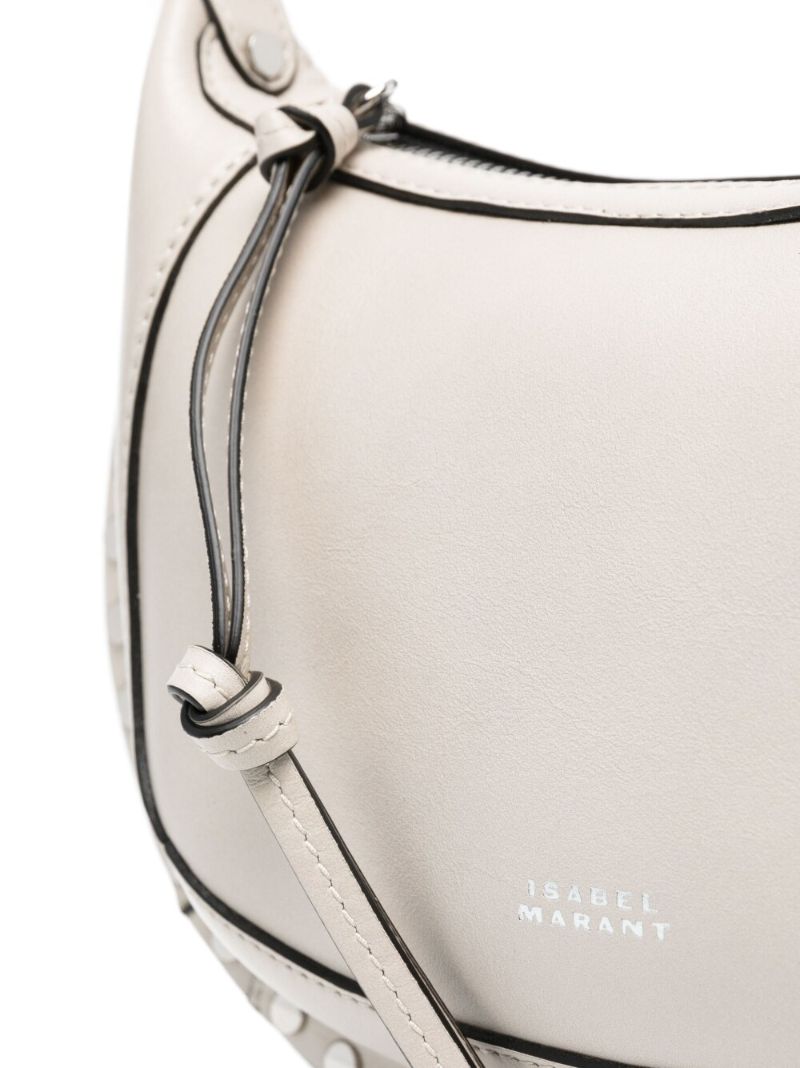 Neutral Oskan Moon Leather Shoulder Bag