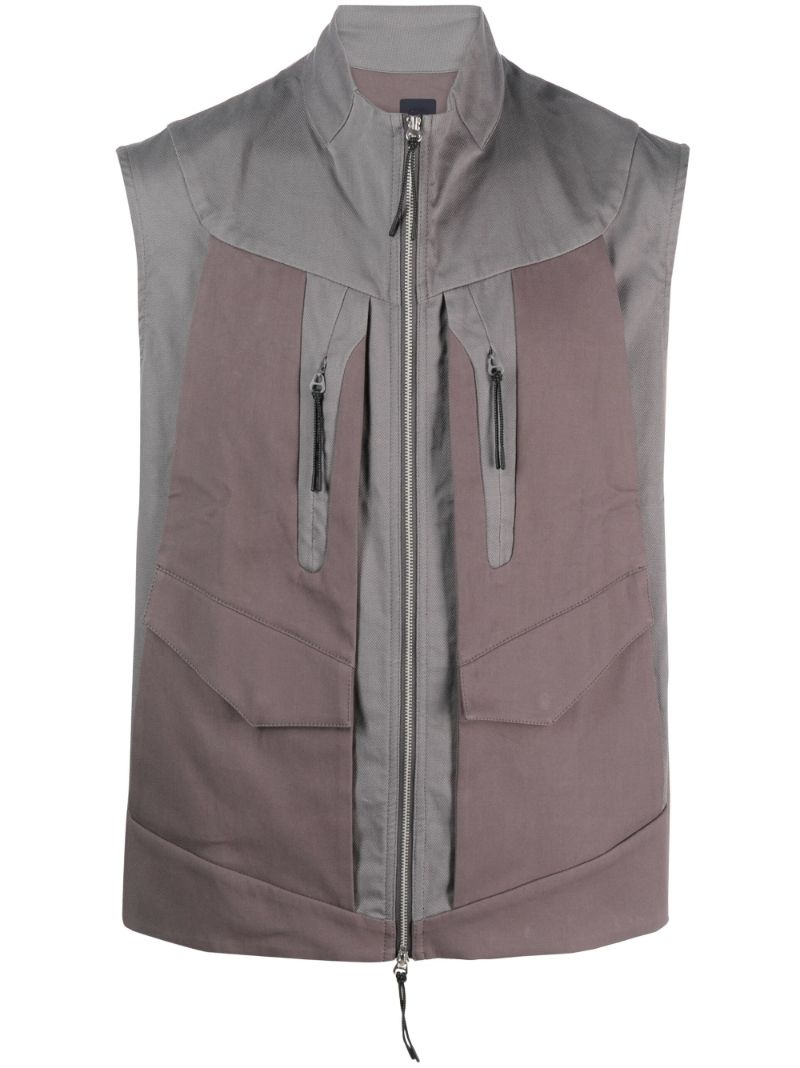 Grey Delwa Cotton Vest