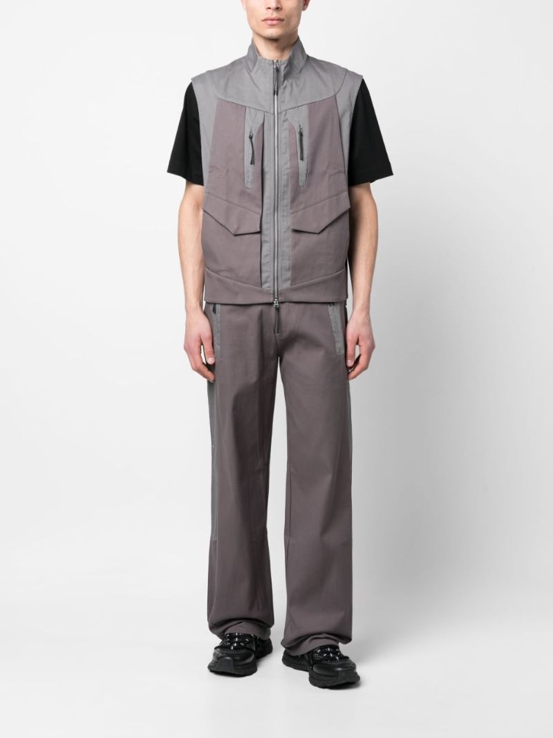Grey Delwa Cotton Vest