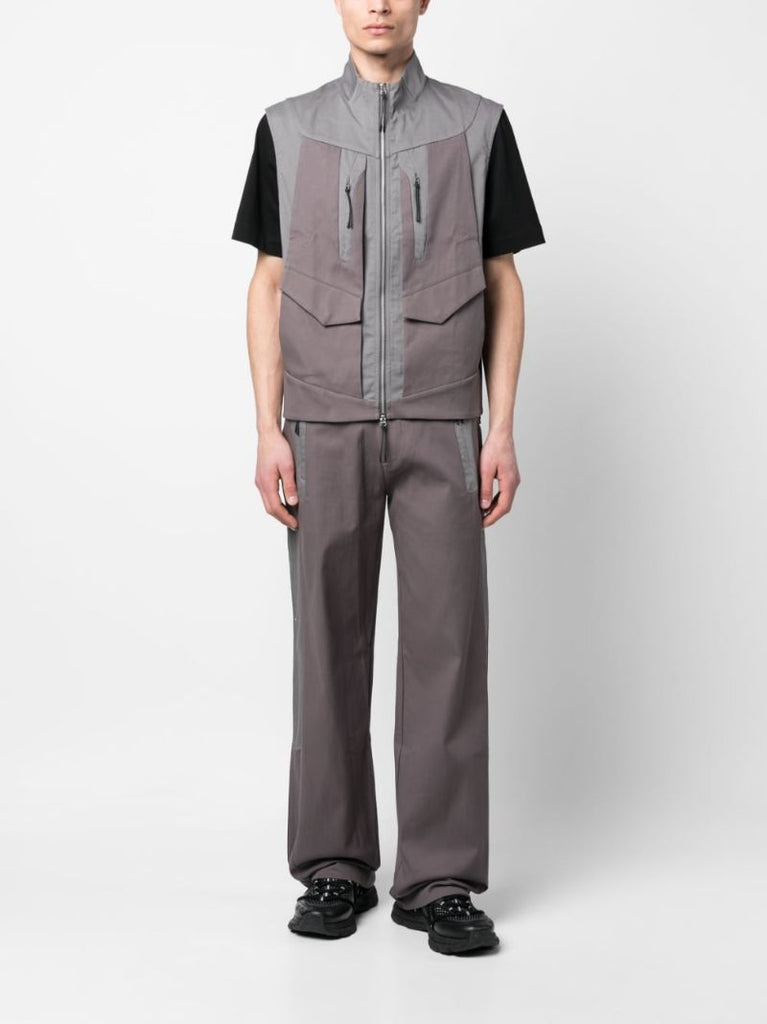 Grey Delwa Cotton Vest