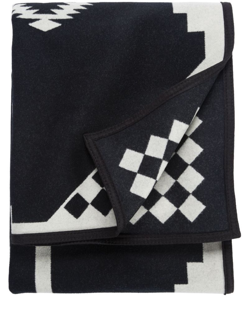 Black Los Ojos Blanket