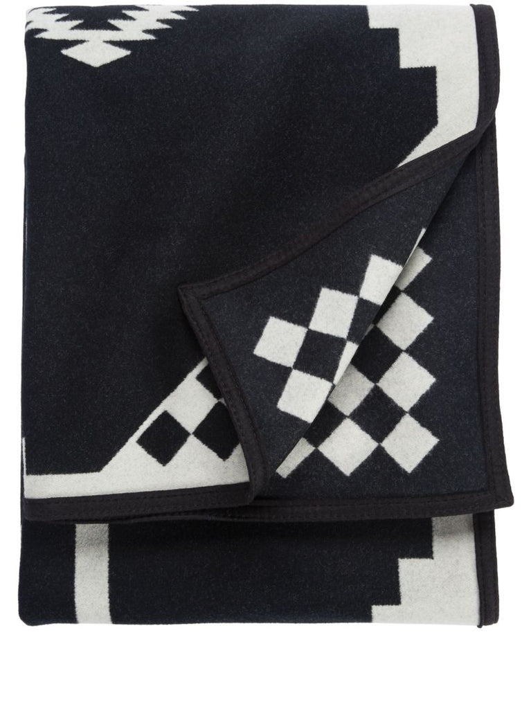 Black Los Ojos Blanket