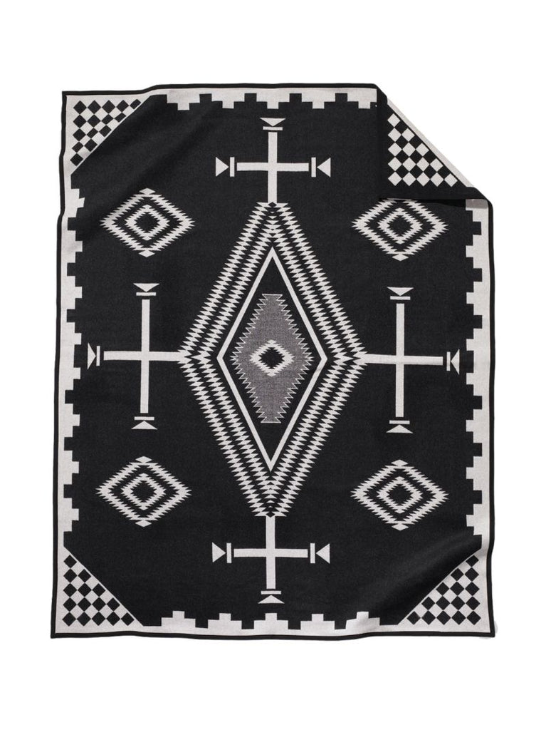 Black Los Ojos Blanket