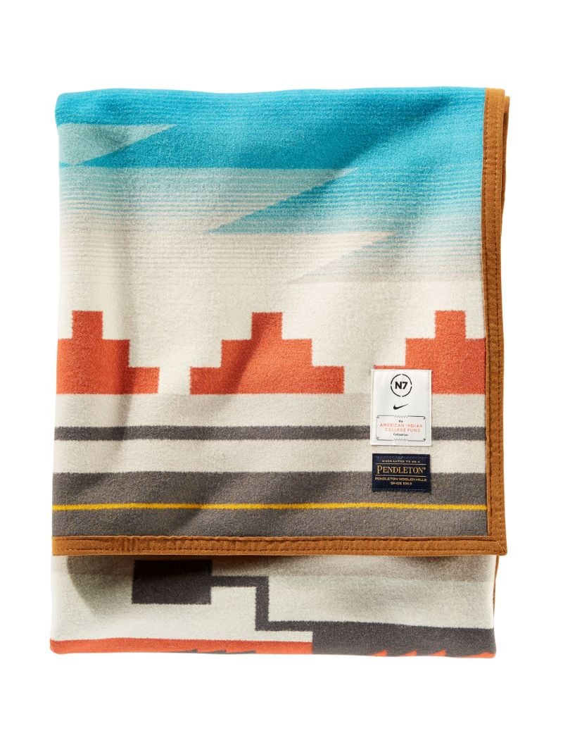 X Nike Orange N7 Seven Generations Blanket