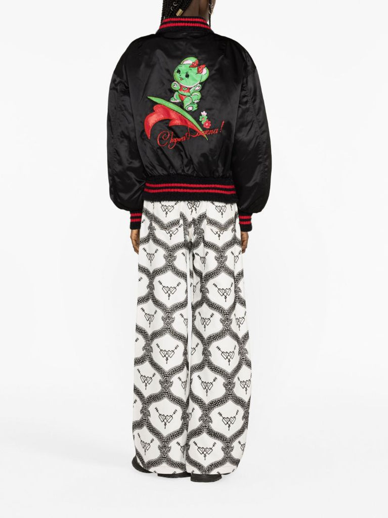 Black Palladian Bomber Jacket