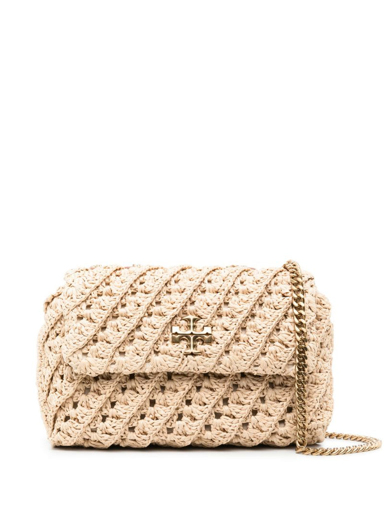 Neutral Kira Small Crochet Shoulder Bag