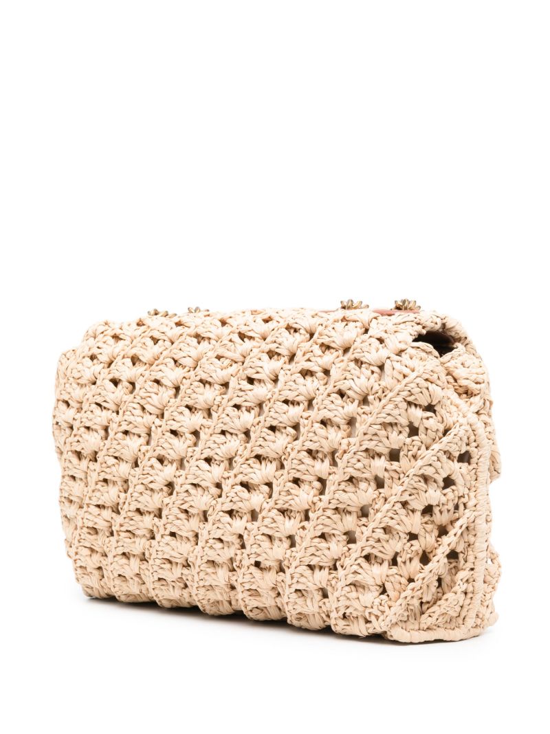 Neutral Kira Small Crochet Shoulder Bag