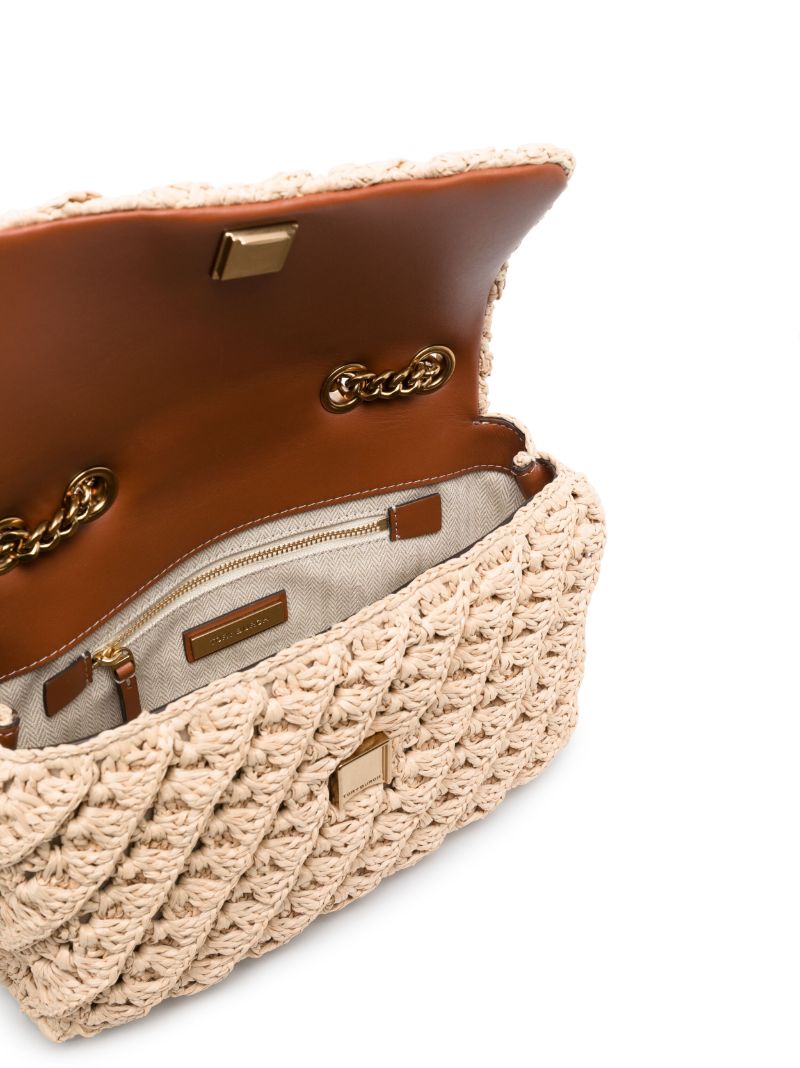 Neutral Kira Small Crochet Shoulder Bag