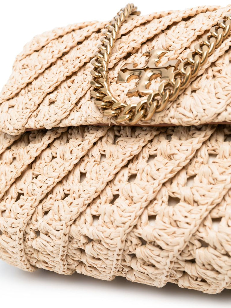 Neutral Kira Small Crochet Shoulder Bag