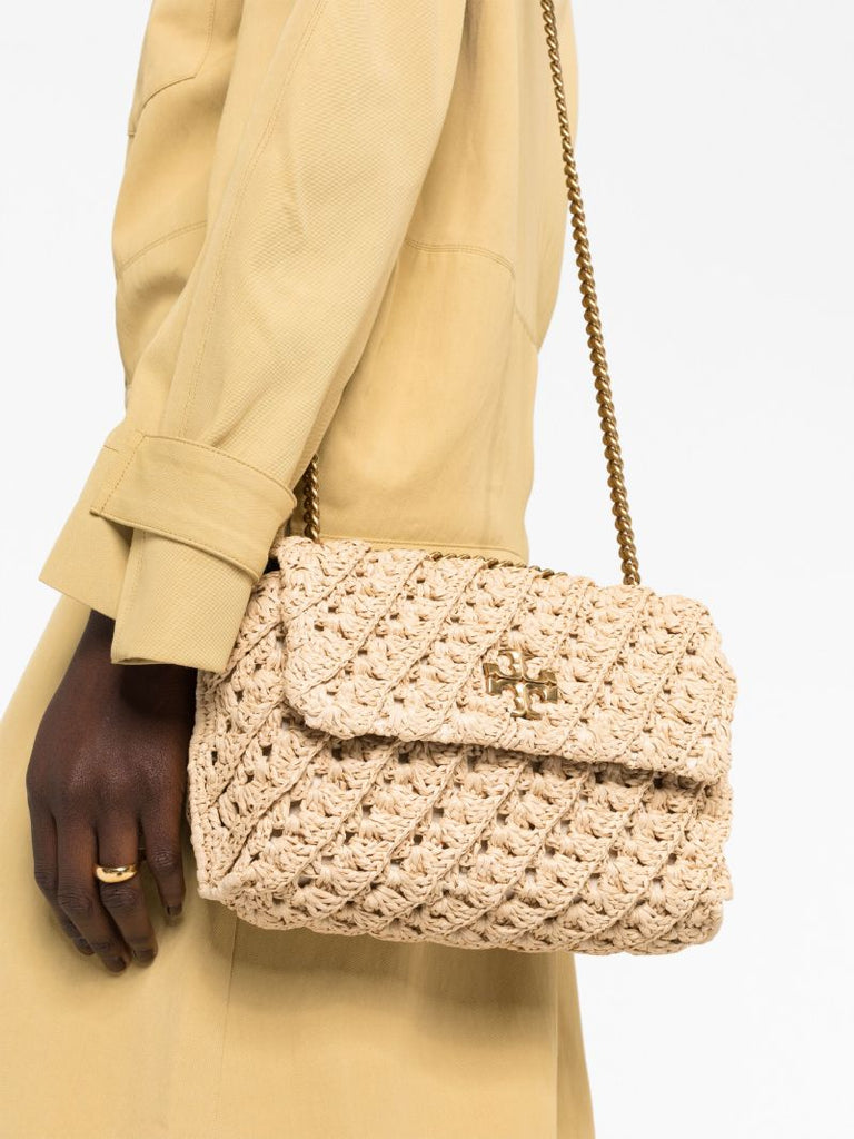 Neutral Kira Small Crochet Shoulder Bag