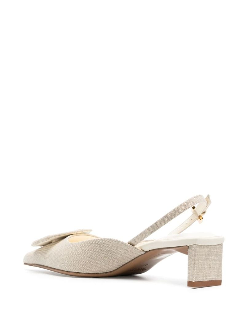 Neutral Les Chaussures Duelo 50 Slingback Pumps