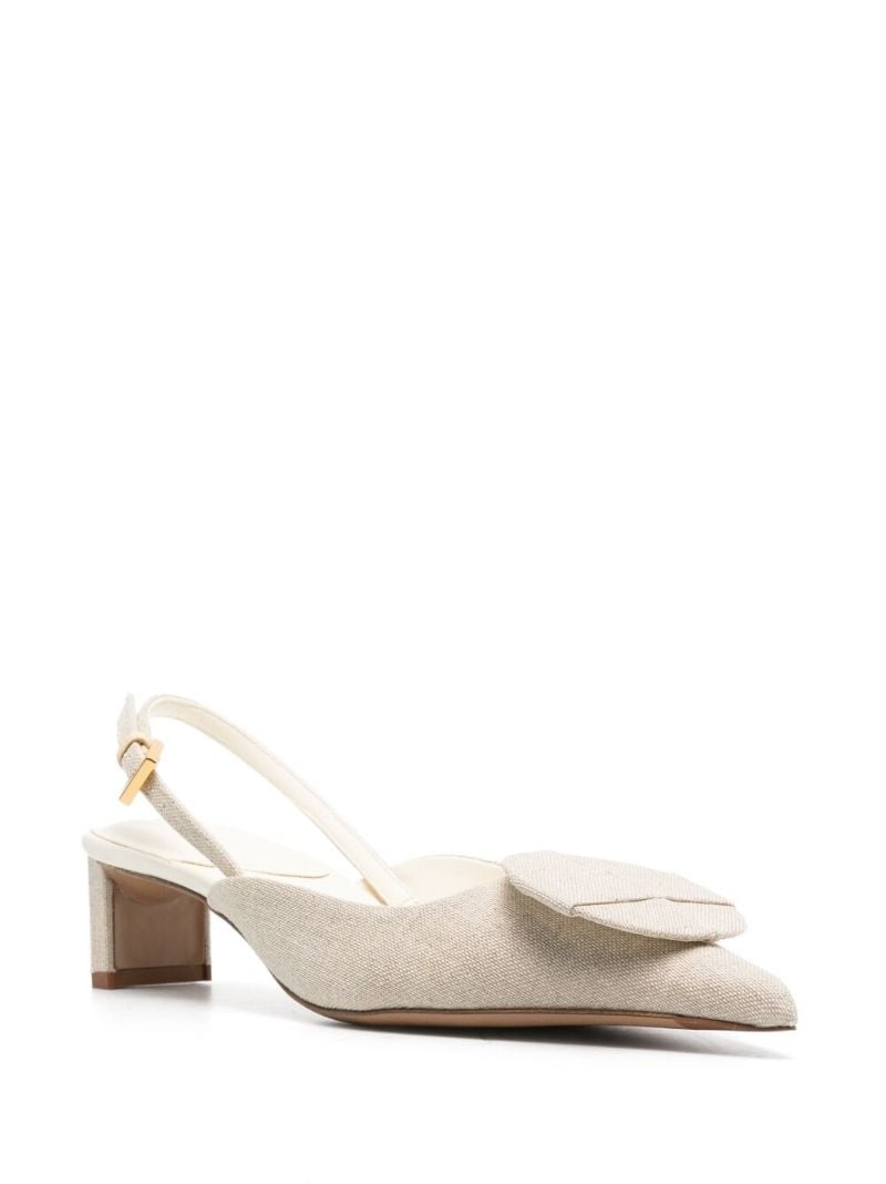 Neutral Les Chaussures Duelo 50 Slingback Pumps