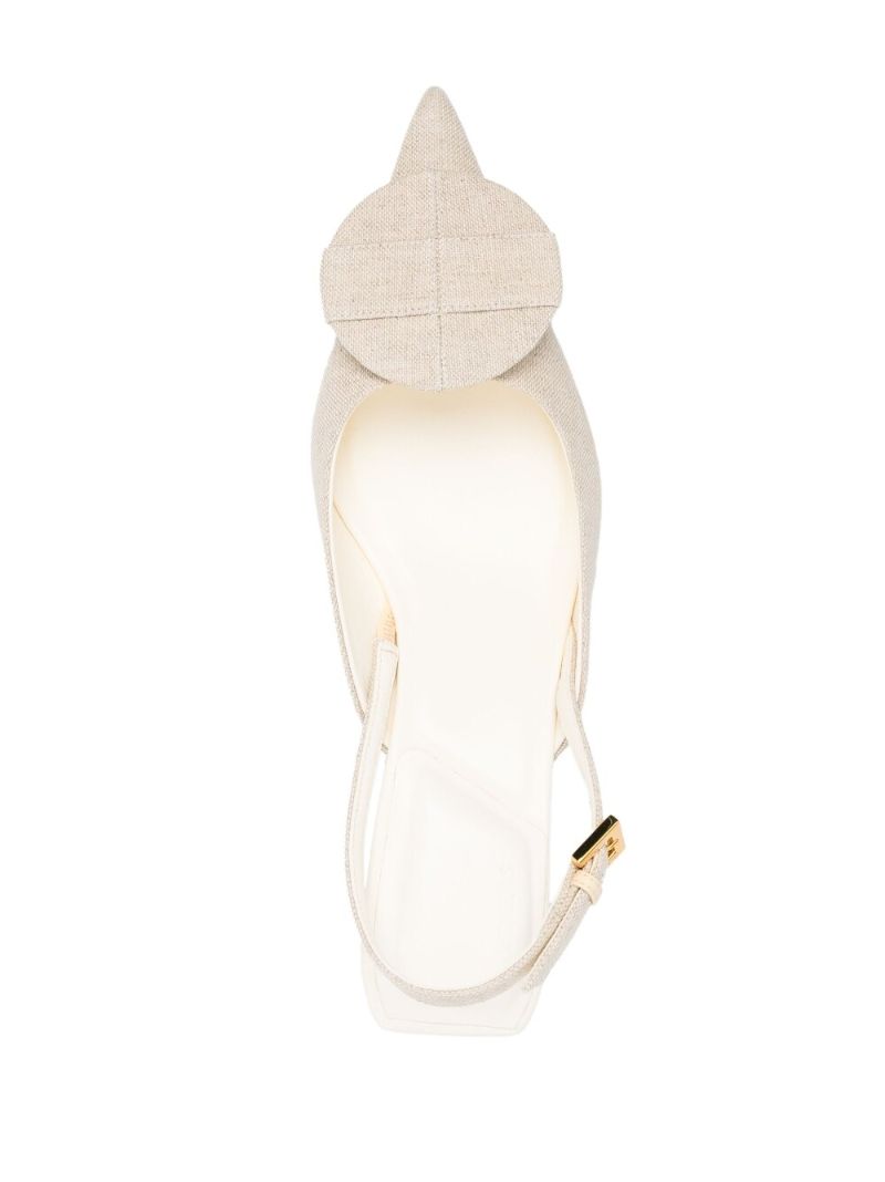 Neutral Les Chaussures Duelo 50 Slingback Pumps