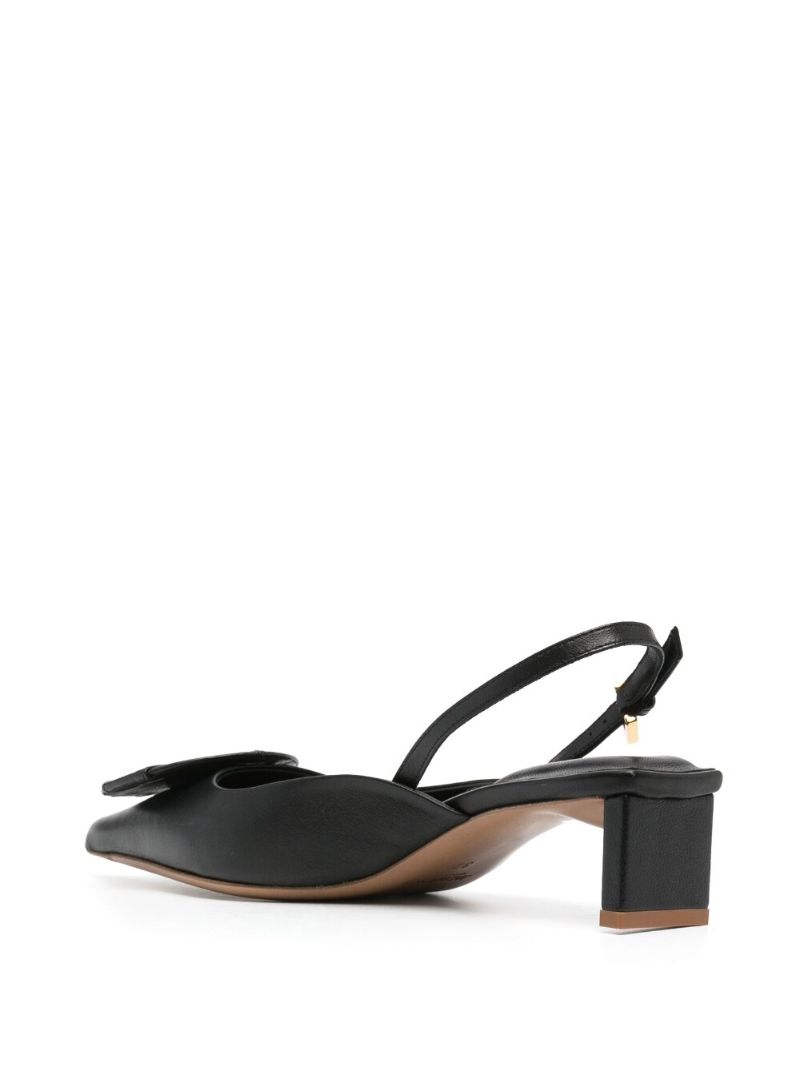 Black Les Chaussures Duelo 50 Slingback Pumps