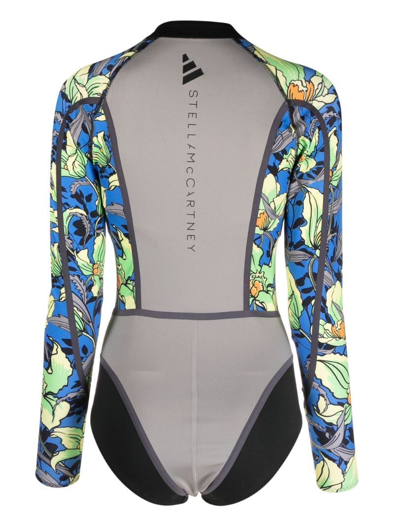 Grey Truenature Long-sleeve Swimsuit