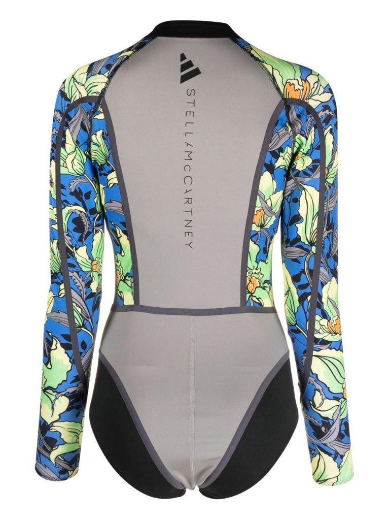 Grey Truenature Long-sleeve Swimsuit