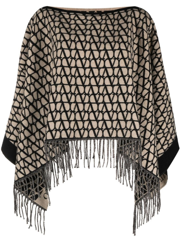 Neutral Toile Iconographe Fringed Cape