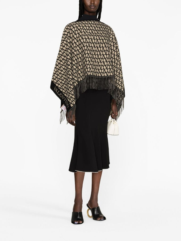 Neutral Toile Iconographe Fringed Cape