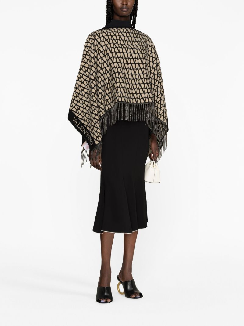 Neutral Toile Iconographe Fringed Cape