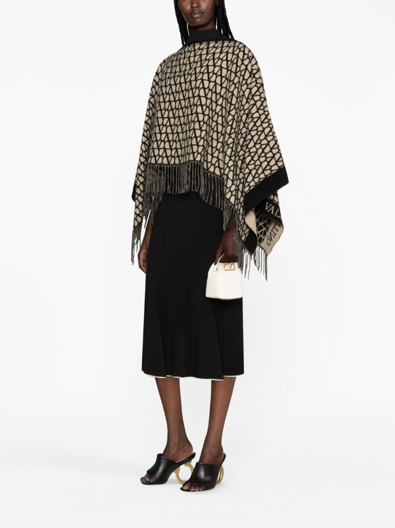 Neutral Toile Iconographe Fringed Cape