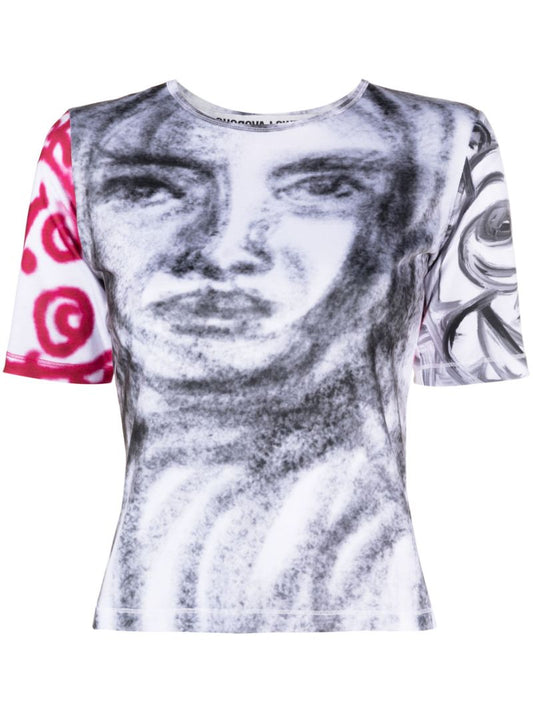 White Drawing 101 T-shirt