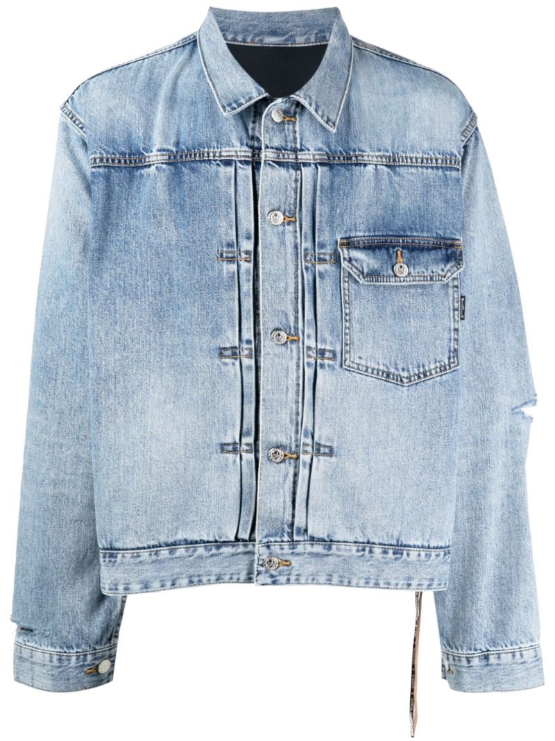 Blue Button-up Denim Jacket