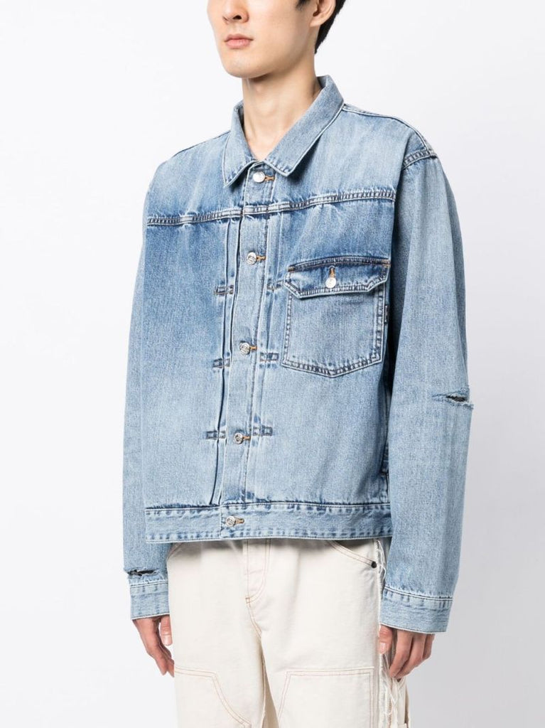 Blue Button-up Denim Jacket