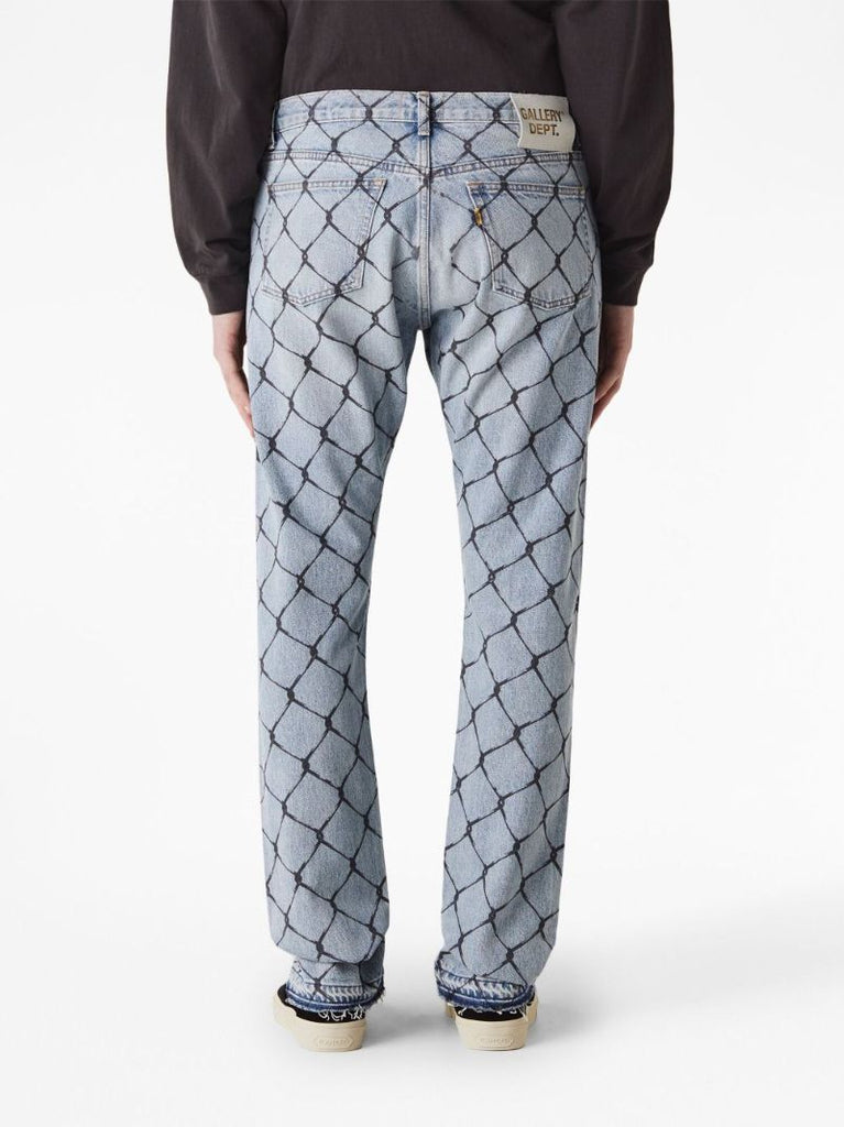 Blue Cage Straight-leg Jeans