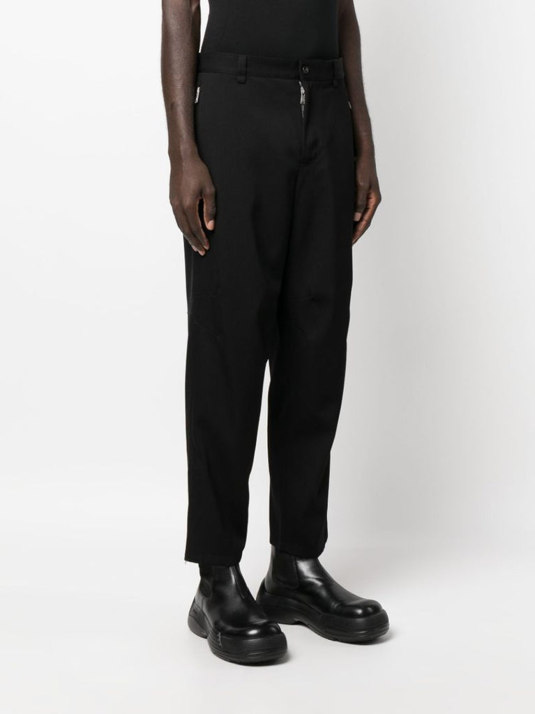 Black Biker Trousers