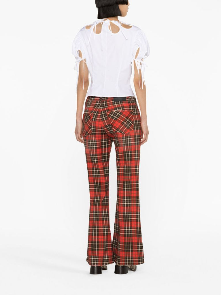 White Slush Cut-out Shirt