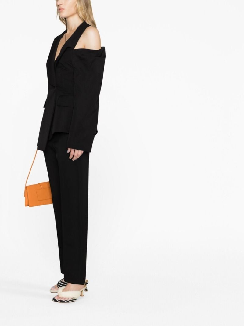 Black La Veste Baska Asymmetric Suit Jacket