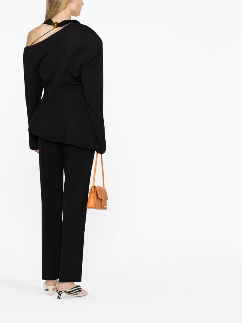 Black La Veste Baska Asymmetric Suit Jacket
