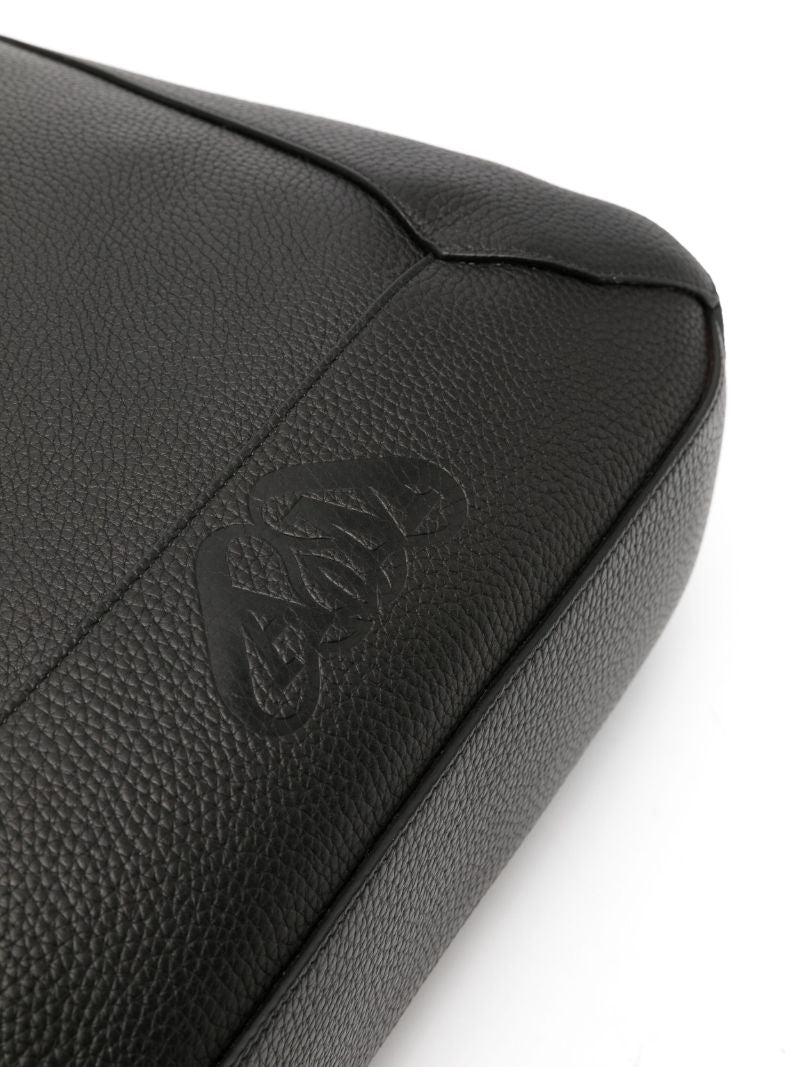 Black the Edge Leather Tote Bag