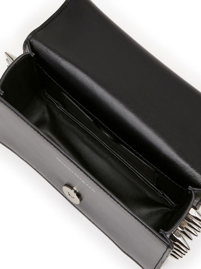 Black the Biker Mini Jewelled Crossbody Bag